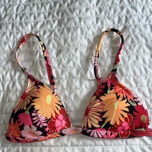 Wild Fable Pink Floral Bikini Top